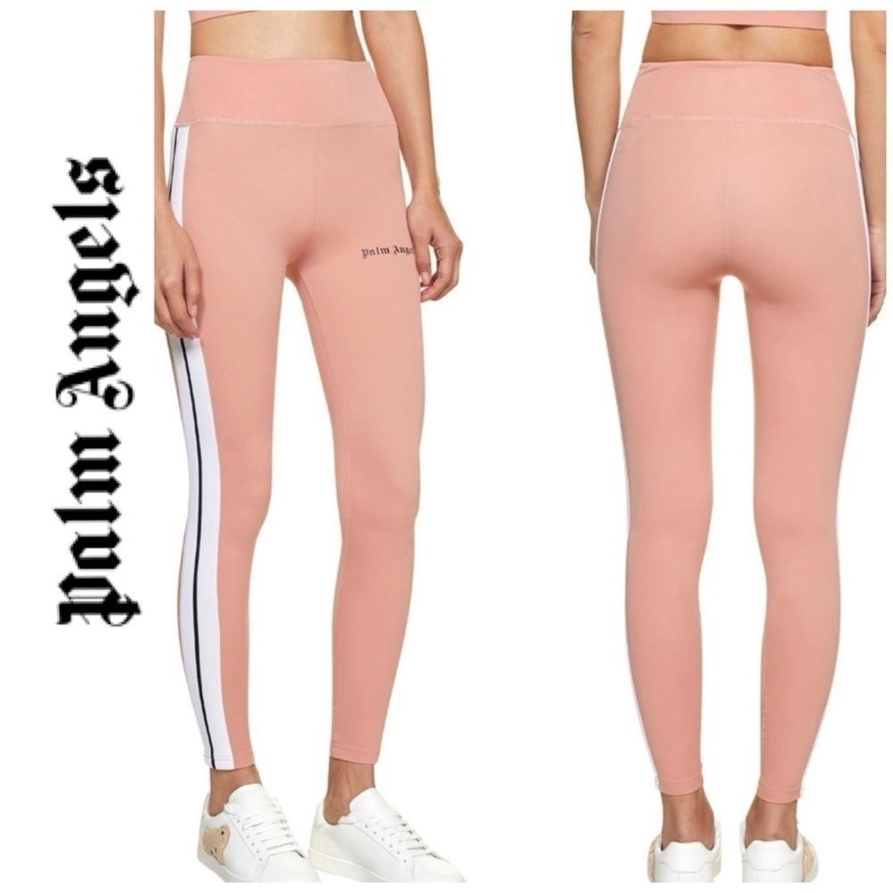 Palm Angels Logo Side Striped Leggings S/M